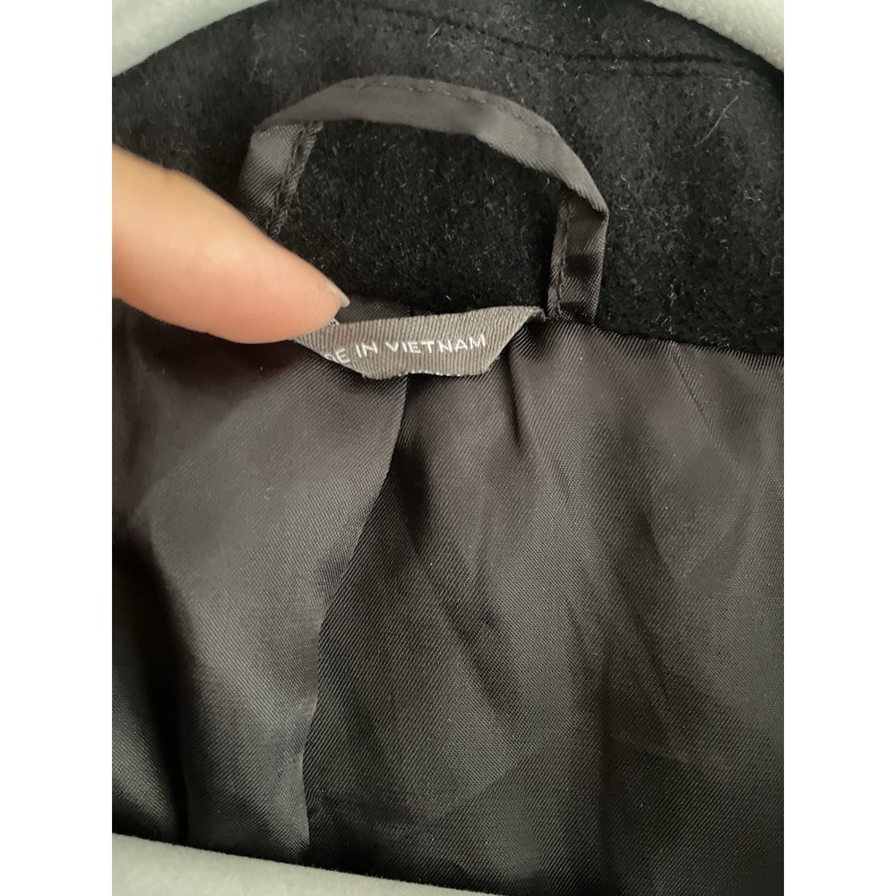 Oak Hill Men 3XLT Coat Black Wool Blend Full Zip Button Classic Jacket 54L/56L - Picture 10 of 12